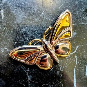 Vintage Liz Claiborne Butterfly Brooch